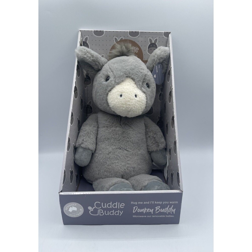 SNUGGLE BUDDY Australia Heat & Hug Plush Stuffed Donkey BRAND NEW w/ Tags